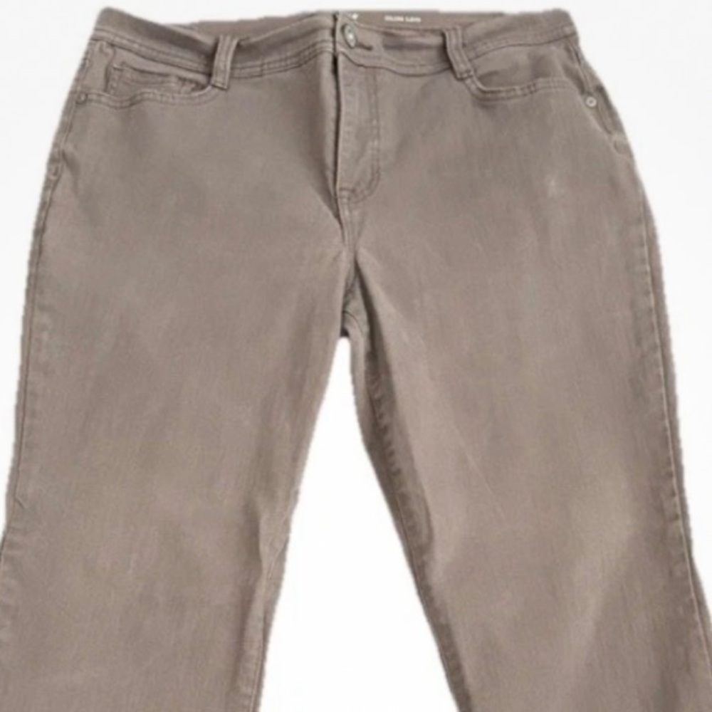 Women’s Style & Co Slim Leg 14 P Taupe Pants